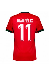 Portugali Joao Felix #11 Jalkapallovaatteet Kotipaita EM-Kisat 2024 Lyhythihainen